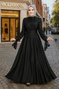 Yasemin Tesettür Abiye  Siyah
