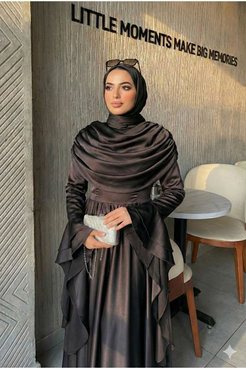 Dilruba Tesettür Abiye Siyah