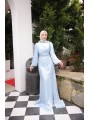 1111A Safiye Tesettür Abiye Mavi